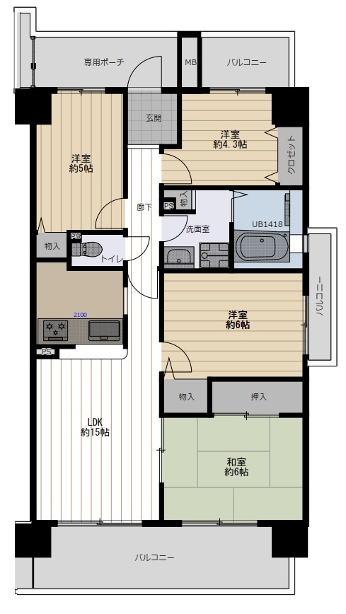 PLAN A 間取り図